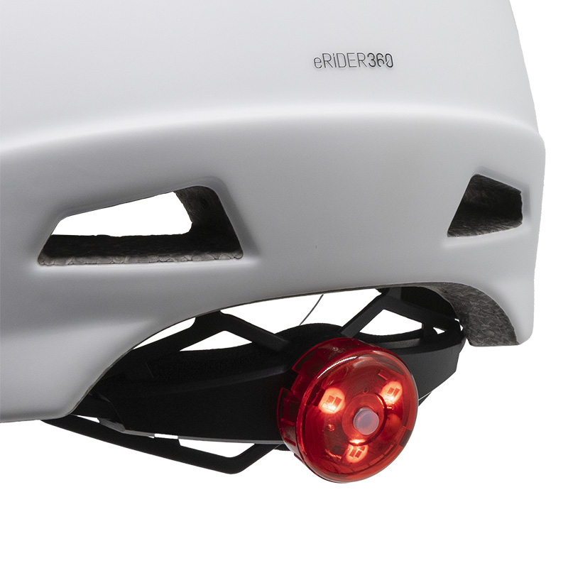 Casca trotineta electrica GLOOB Urban Alb-Violet L, cu insertii detasabile
