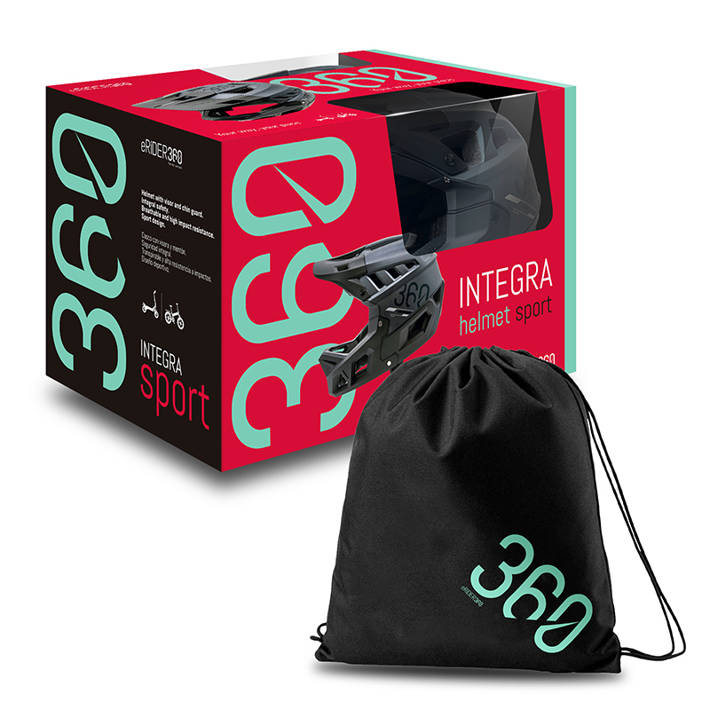 Casca trotineta, bicicleta electrica INTEGRA Sport Albastru L