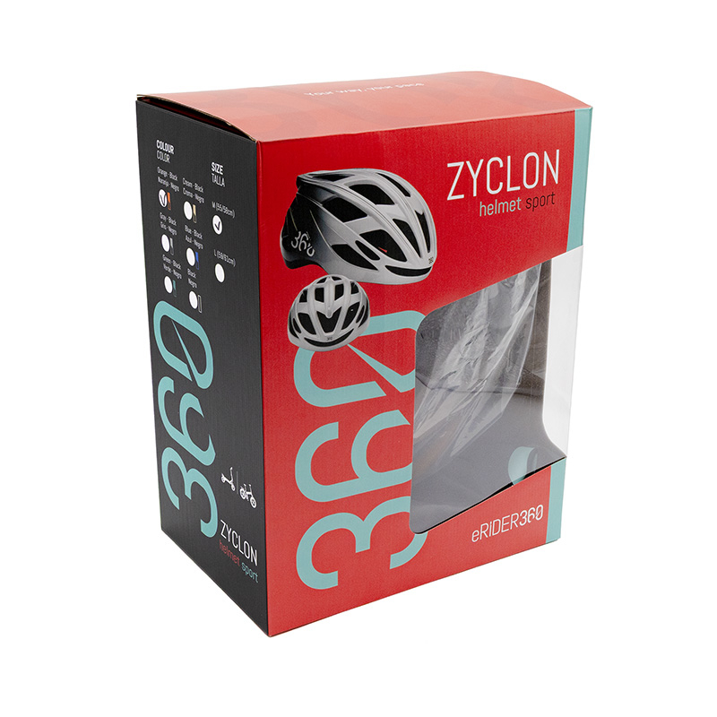 Casca trotineta, bicicleta electrica ZYCLON Sport Portocaliu-Negru M