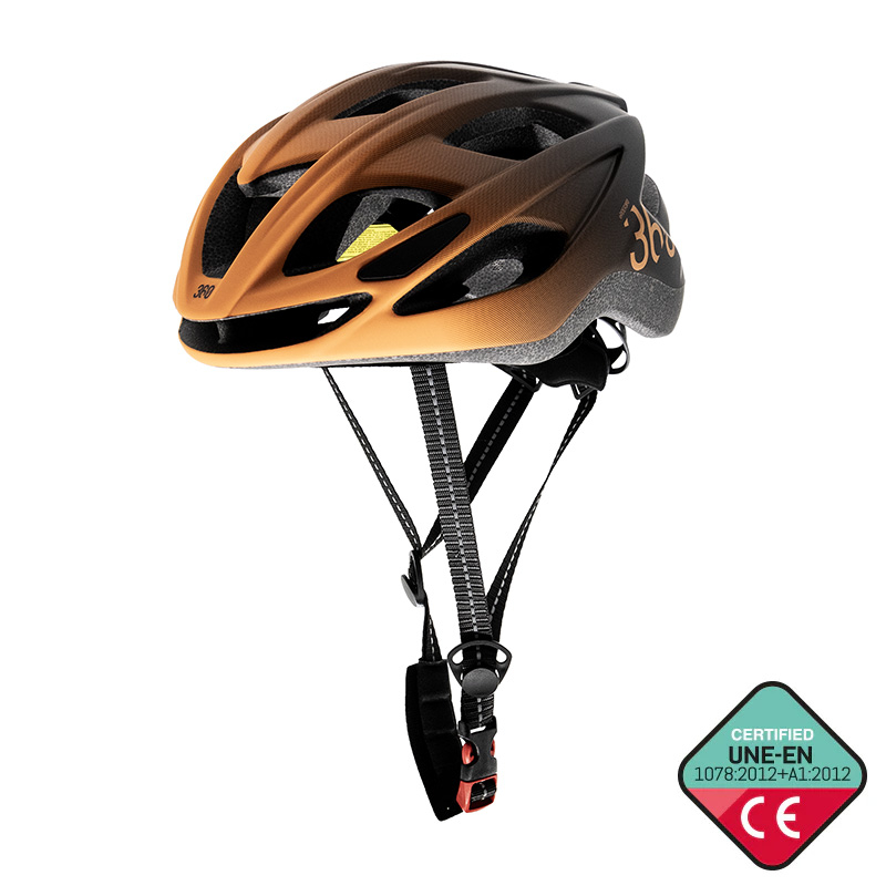 Casca trotineta, bicicleta electrica ZYCLON Sport Portocaliu-Negru L