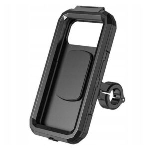 Carcasa de telefon impermeabila 167-Hard 4 RIDE (pe volan 22-32mm, 167mmx81mmx10mm, culoare negru)