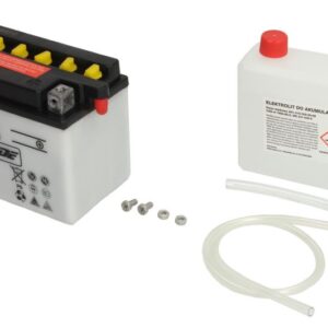 Acumulator Acid/Incarcare uscata cu acid/Pornire (vinzari limitate catre consumatori) 4 RIDE 12V 4Ah 56A R+ Cu intretinere electrolit inclus 121x71x93mm Incarcare uscata cu acid CB4L-B