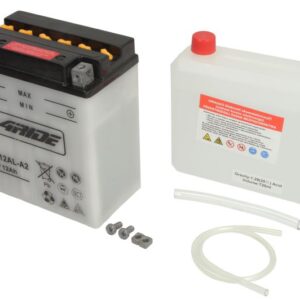 Acumulator Acid/Incarcare uscata cu acid/Pornire (vinzari limitate catre consumatori) 4 RIDE 12V 12Ah 165A R+ Cu intretinere electrolit inclus 136x82x162mm Incarcare uscata cu acid CB12AL-A2