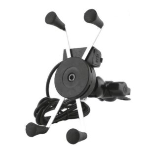 Suport telefon EXTREME 4 RIDE (pe volan 20-29mm, cu un port USB)