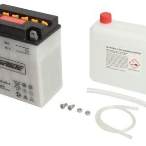 Acumulator Acid/Incarcare uscata cu acid/Pornire (vinzari limitate catre consumatori) 4 RIDE 12V 12Ah 113A L+ Cu intretinere electrolit inclus 136x82x162mm Incarcare uscata cu acid 12N12A-4A-1