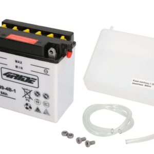Acumulator Acid/Incarcare uscata cu acid/Pornire (vinzari limitate catre consumatori) 4 RIDE 12V 9Ah 85A L+ Cu intretinere electrolit inclus 138x77x141mm Incarcare uscata cu acid 12N9-4B-1