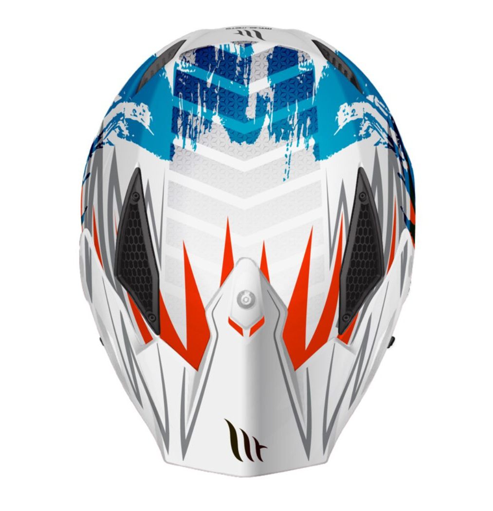 Casca MT Streetfighter SV S Tackle A7 alb lucios (ochelari soare integrati) – masca (protectie) barbie si cozoroc detasabile – omologare noua ECE 22.06 XS (53/54cm)