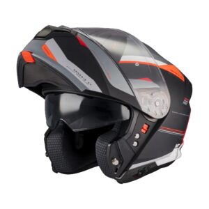 Casca modulabila MT Genesis SV Raccoon B5 rosu mat Pinlock ready – omologare noua ECE 22.06 – tip viziera: MT-V-25 S (55/56cm)