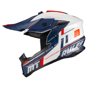 Casca enduro/offroad MT model Falcon S Ruler A15 alb lucios XS (53/54cm)