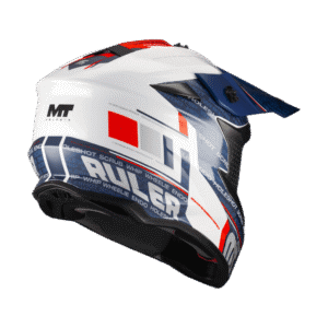 Casca enduro/offroad MT model Falcon S Ruler A15 alb lucios M (57/58cm)