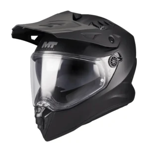 Casca touring/adventure MT model Track SV Pure A1 negru mat – tip viziera: HS 12 S (55/56cm)