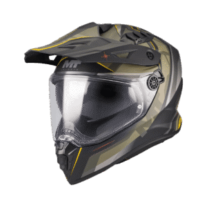 Casca touring/adventure MT model Track SV Questor B6 verde military mat – tip viziera: HS 12 M (57/58cm)
