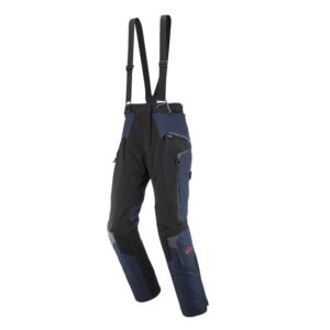 Pantaloni motociclete femei Touring/Adventure Ixon All season/vara model Odin LS culoare: navy (albastru)/negru/rosu