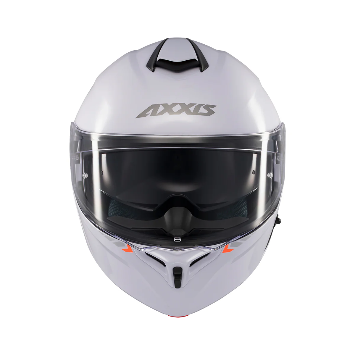 Casca modulabila Axxis model Storm S SV A0 alb lucios Pinlock ready – omologare noua ECE 22.06 – tip viziera: MT-V-25 XS (53/54cm)