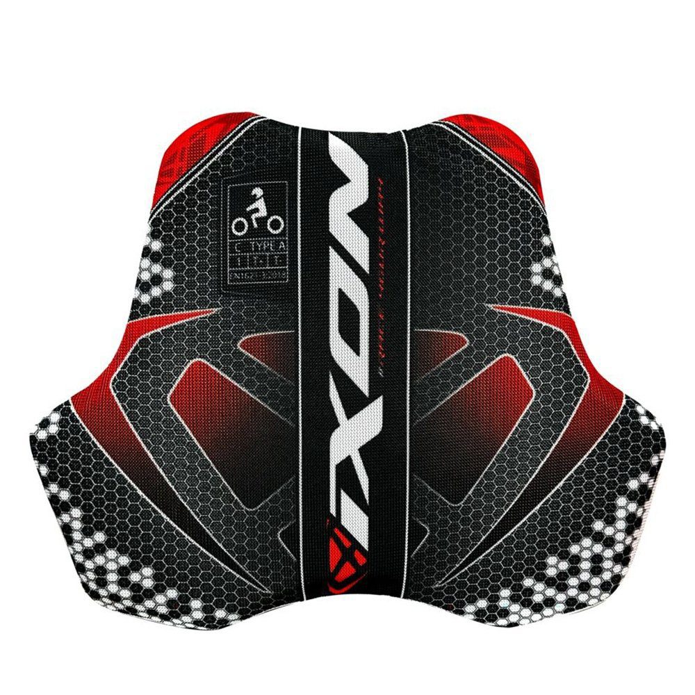 Protectie piept racing (pieptar) Ixon model IX-Race Chest combinezon moto – culoare: negru/alb/rosu