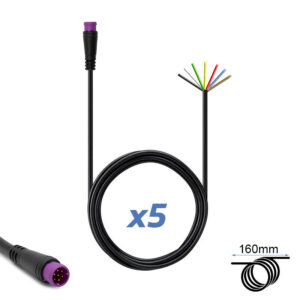 Cablu conector trotineta electrica Waterproof 8mm 7 Pin - 5M
