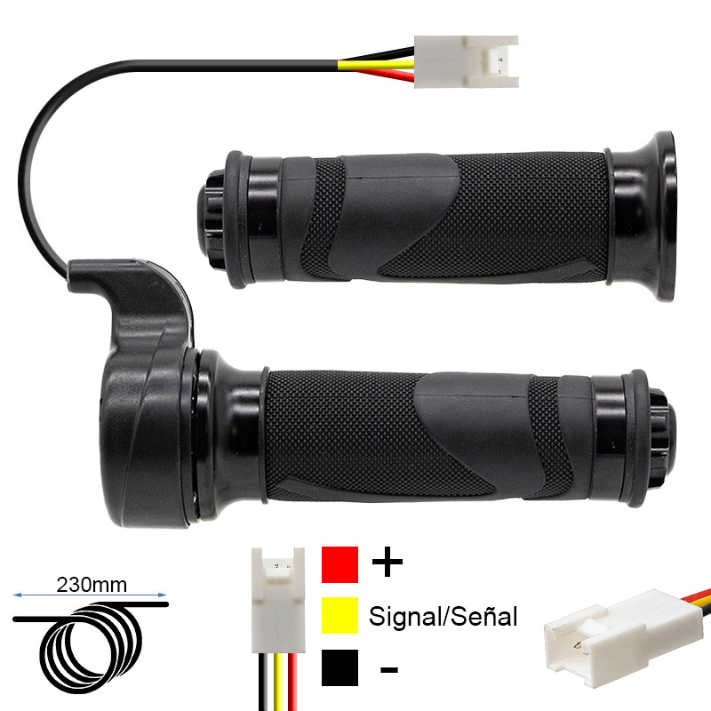 Maneta acceleratie trotineta electrica cu conector JST
