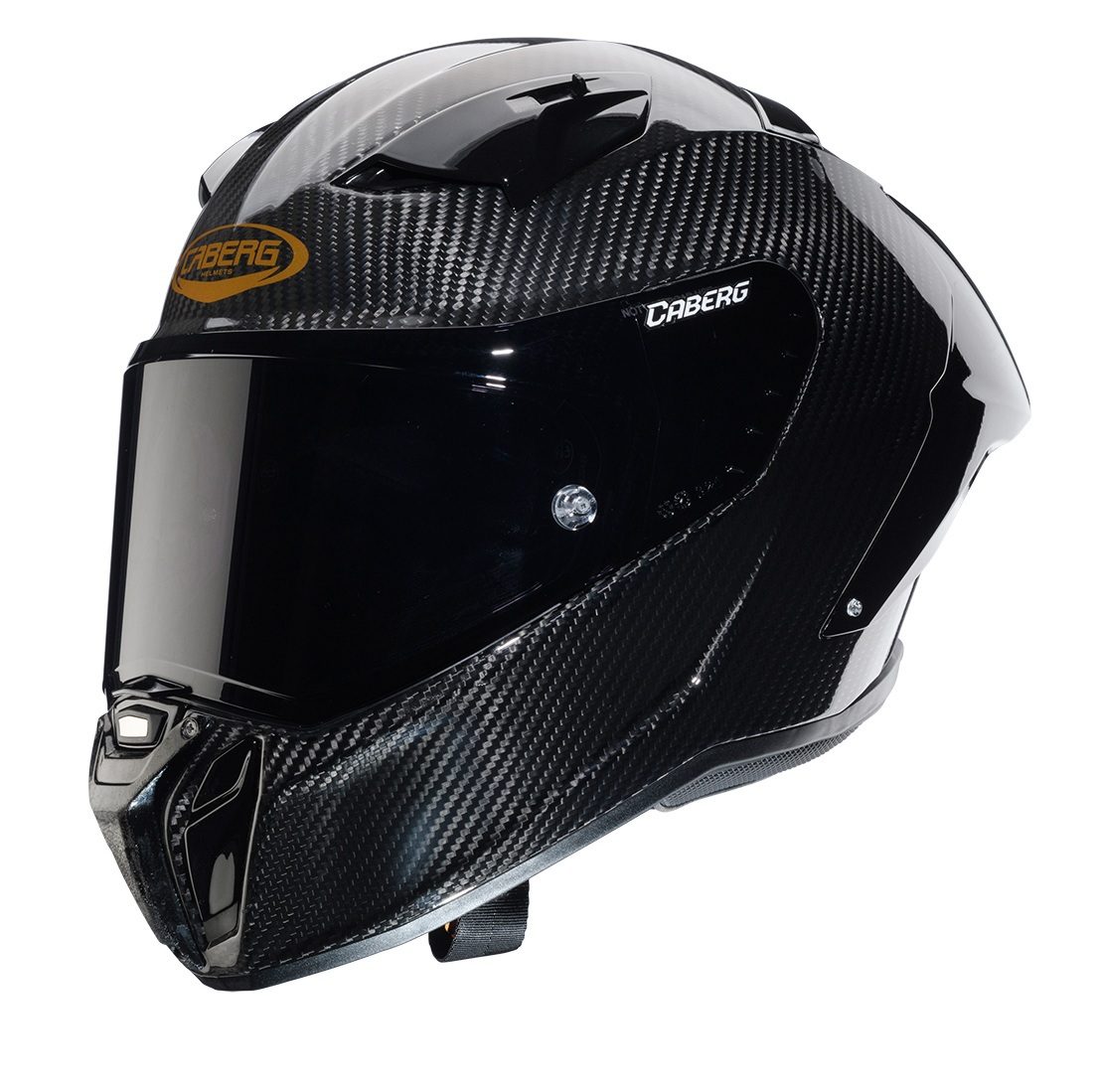 Viziera neagra (10%) casca integrala Caberg model Drift Evo II fibra sticla – Drift Evo II Carbon Pro – GP01 carbon (neomologata) – tear off ready