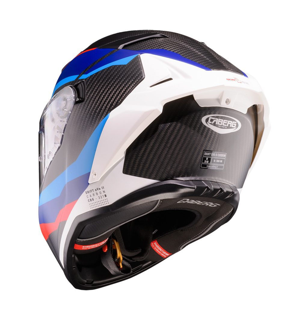 Casca integrala Caberg model Drift Evo II Carbon MSPORT S3 mat Pinlock ready – lentila Pinlock – 100% carbon L (59/60cm)