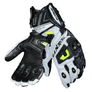 Manusi barbati Racing vara Seventy model SD-R24 Pista negru/alb/galben fluor XXXL (12 cm)