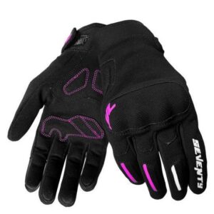 Manusi femei Urban vara Seventy model SD-C42 Asphalt culoare: negru/fuchsia (roz) – degete tactile XS (6 cm)