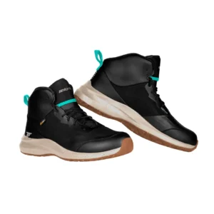 Ghete moto Urban Unisex Seventy model SD-BC4 Vector culoare: negru/turquoise/caramel 38