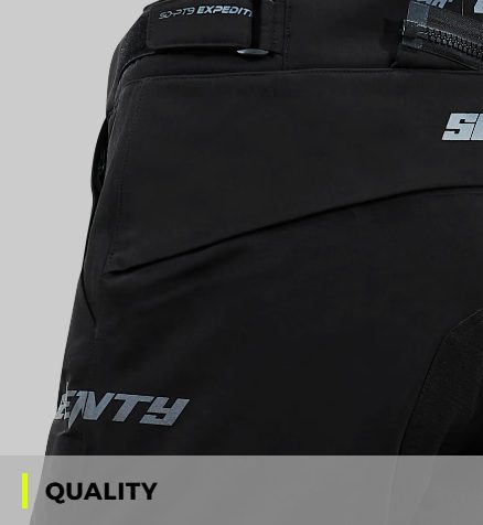 Pantaloni motociclete barbati Touring/Adventure Seventy All season model SD-PT9 Expedition culoare: negru – concept modular (pantaloni laminati; waterproof si pe exterior) 2XL