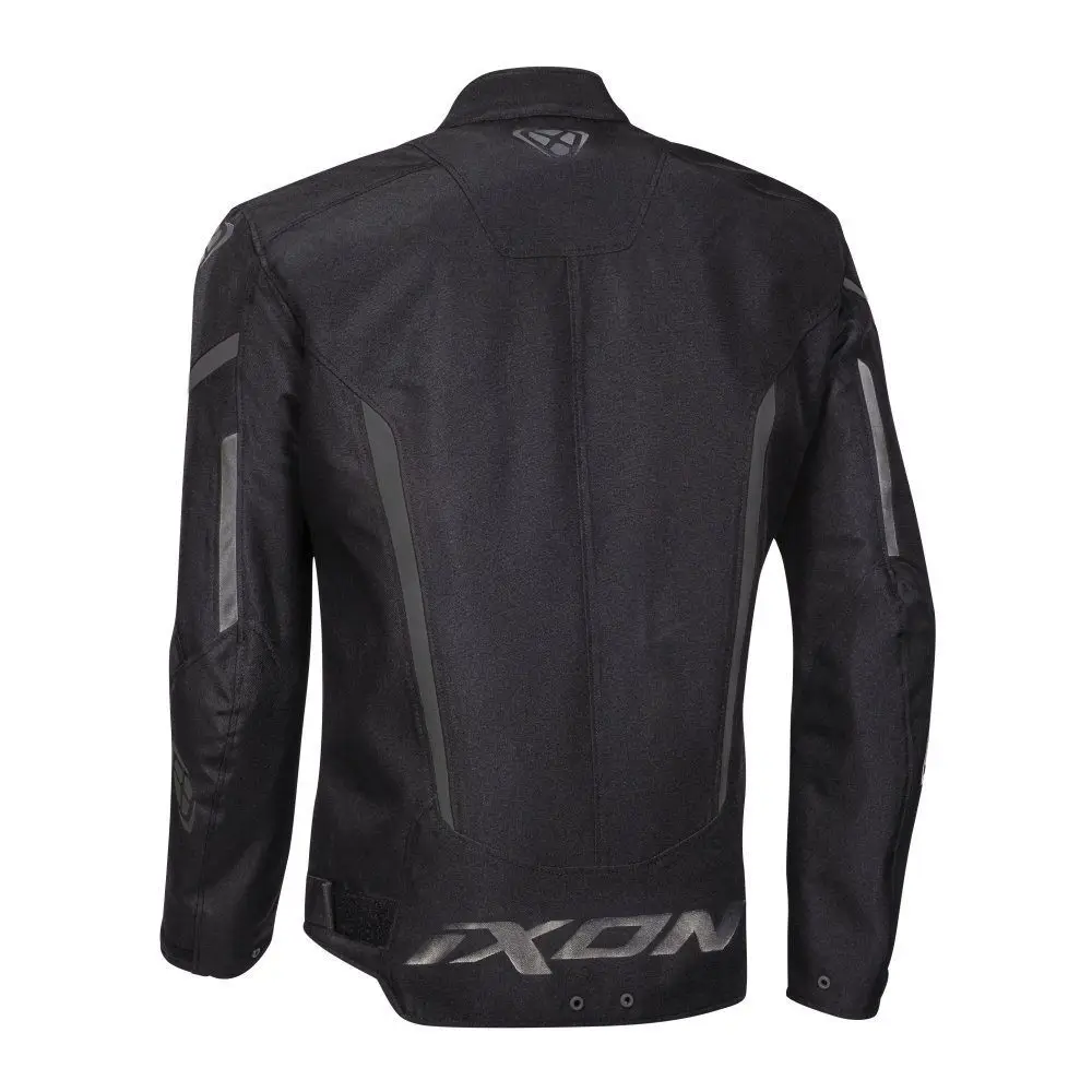 Geaca (jacheta) motociclete barbati Racing/Roadster Ixon mid-season model Striker MS culoare: negru