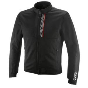 Geaca (jacheta) motociclete barbati Roadster Ixon vara model Ostro MS culoare: negru/rosu, S