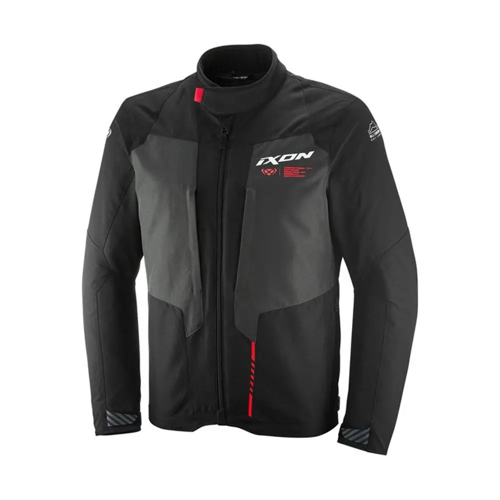 Geaca (jacheta) motociclete barbati Touring/Adventure Ixon All season model TYR MS culoare: negru/antracit/rosu, M