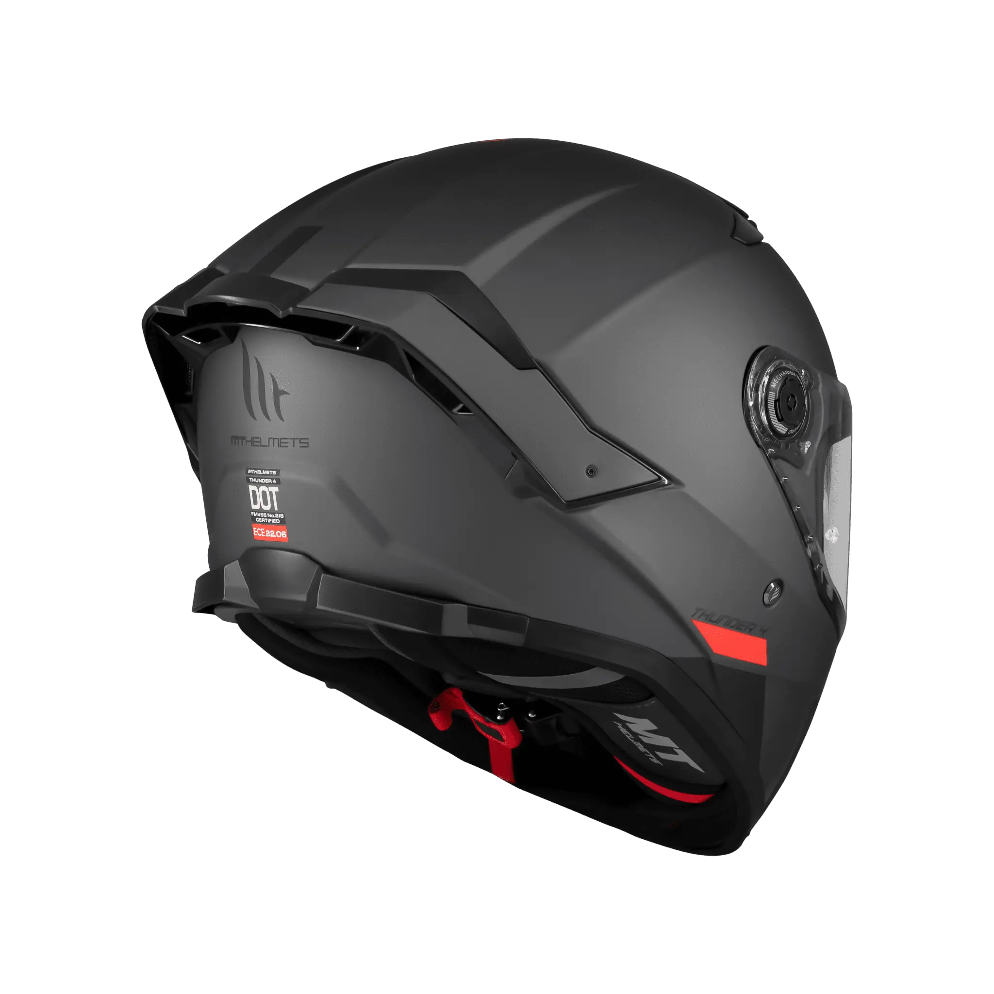 Casca integrala MT Thunder 4 SV A12 gri mat (ochelari soare integrati) M (57/58cm)