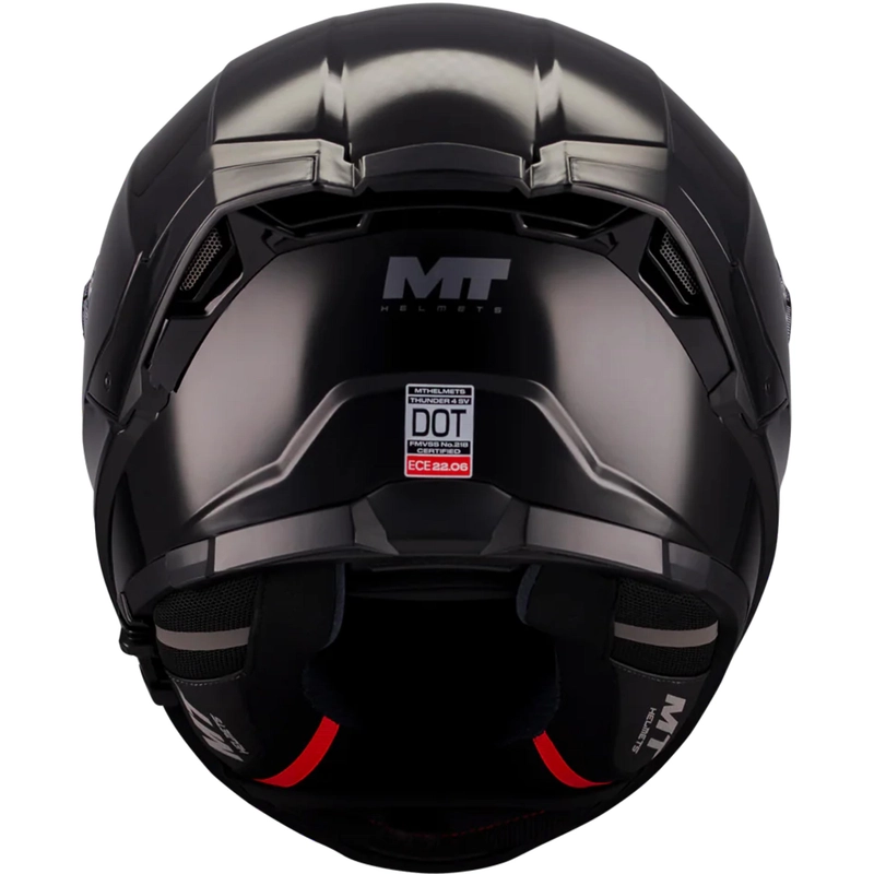 Casca integrala MT Thunder 4 SV Pure A1 negru lucios (ochelari soare integrati) M (57/58cm)