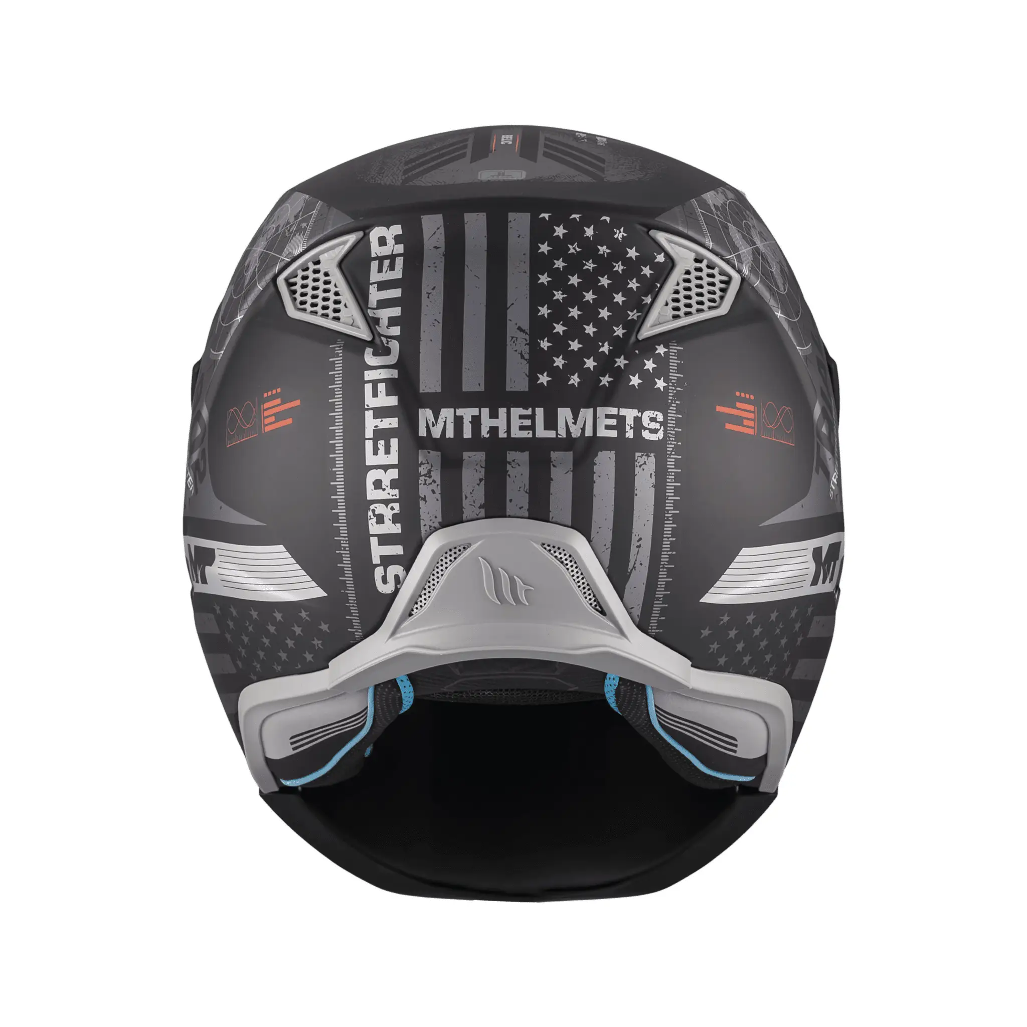 Casca MT Streetfighter SV S Belic B2 gri/negru mat (ochelari soare integrati) – masca (protectie) barbie si cozoroc detasabile – omologare noua ECE 22.06 M (57/58cm)