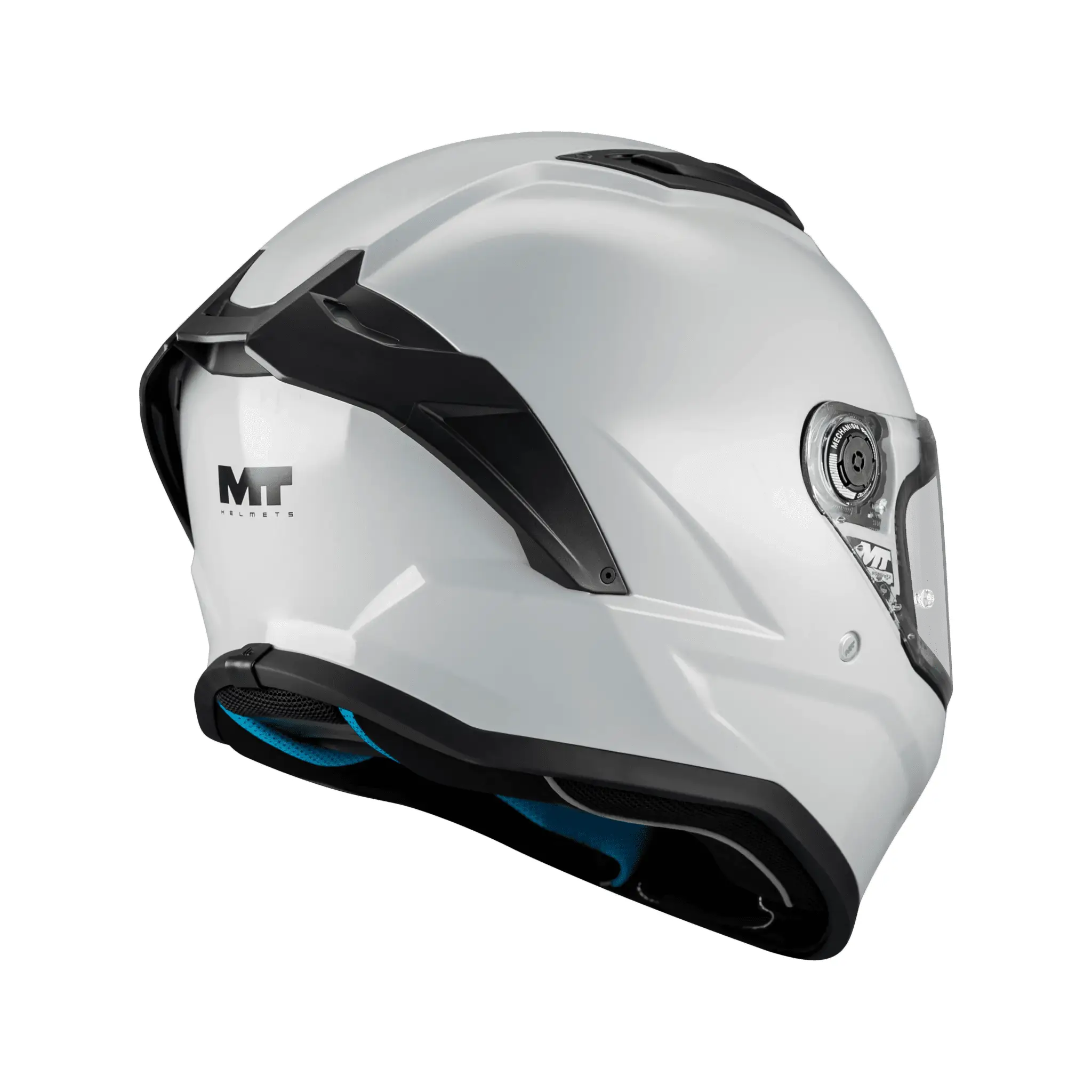 Casca integrala MT Stinger 2 Pure A12 gri lucios – tip viziera: MT-V-28B – punctaj maxim SHARP Test – 5 stele M (57/58cm)