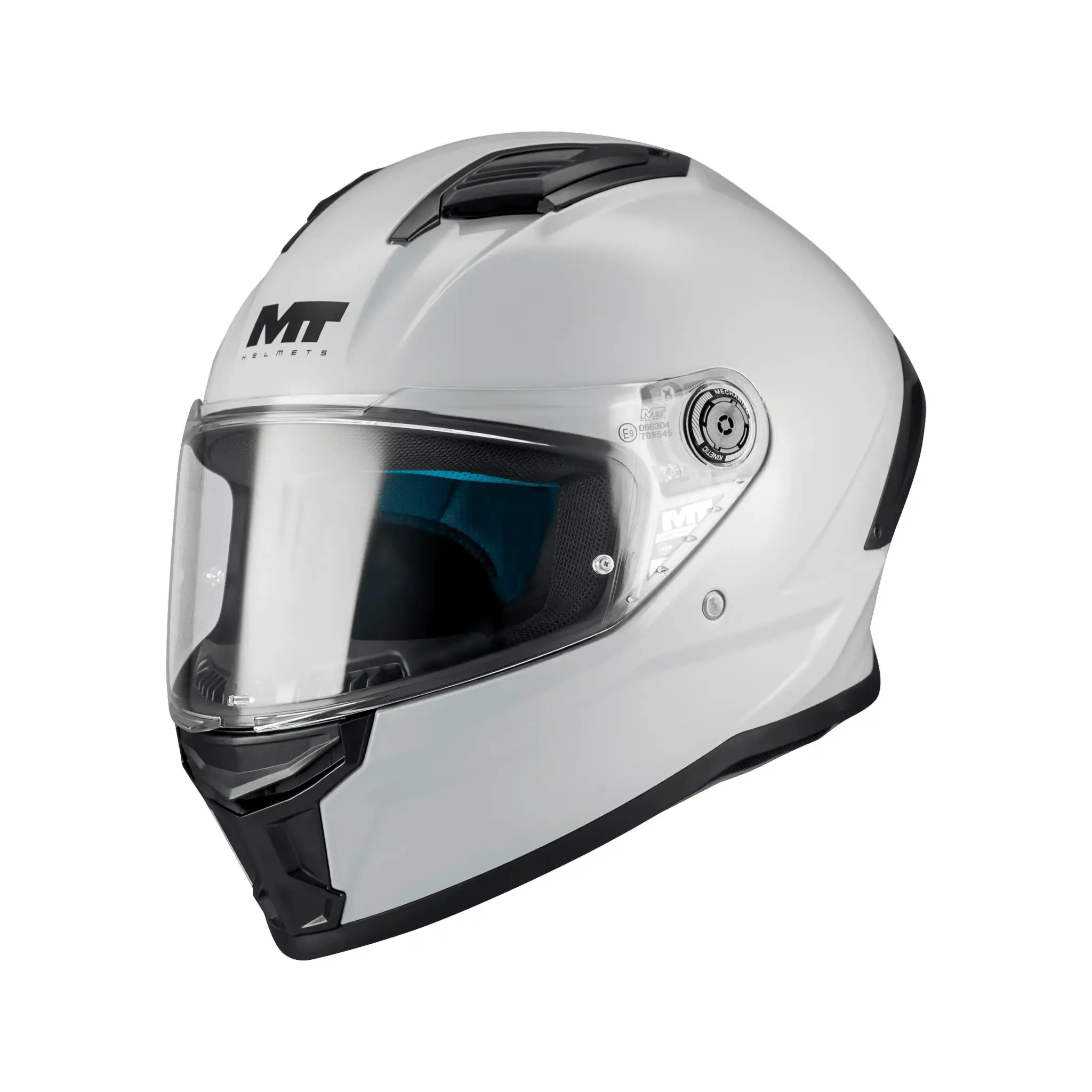 Casca integrala MT Stinger 2 Pure A12 gri lucios – tip viziera: MT-V-28B – punctaj maxim SHARP Test – 5 stele M (57/58cm)
