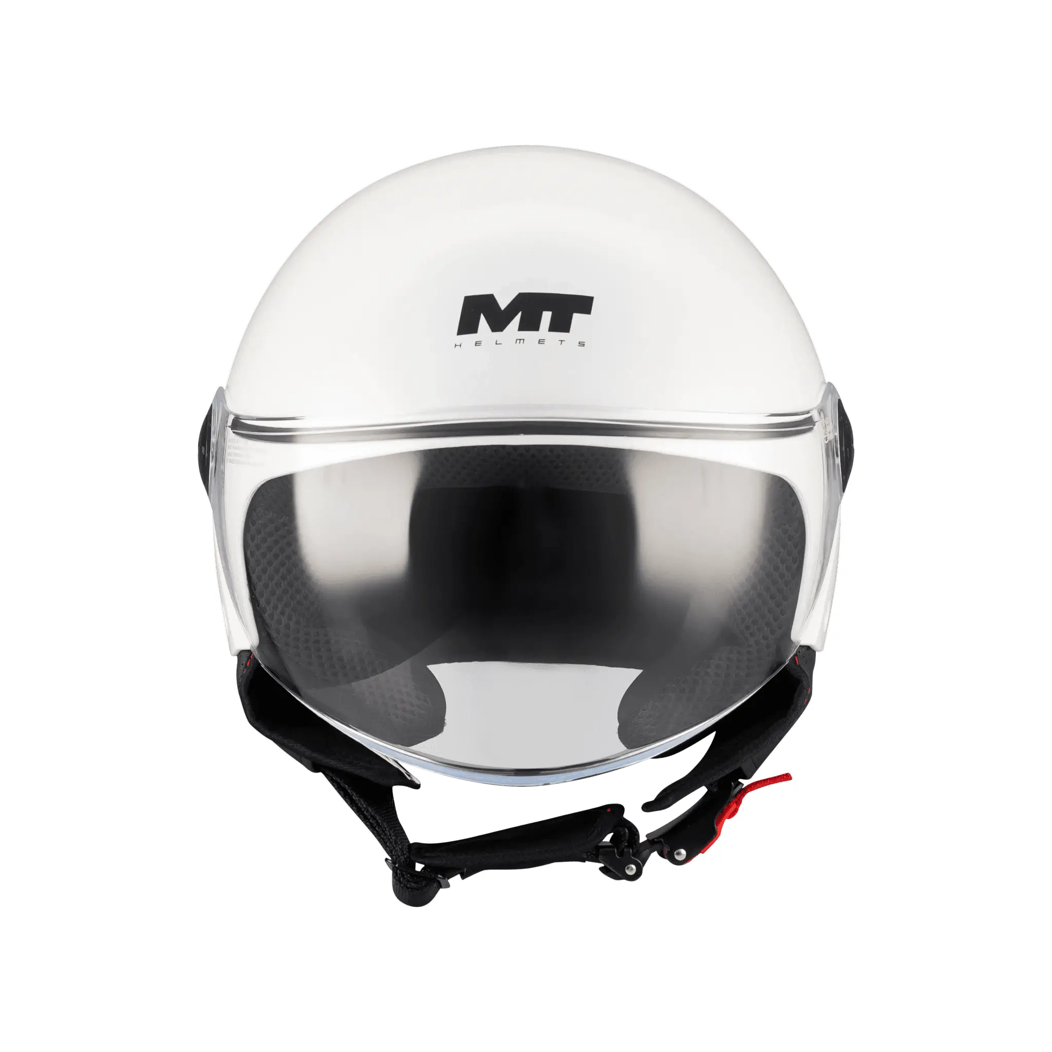 Casca open face motociclete MT Street S Pure A0 alb lucios – omologare noua ECE 22.06 – tip viziera: MT-V-15B XL (61/62cm)