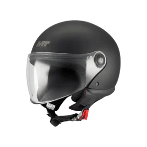 Casca open face motociclete MT Street S Pure A1 negru mat – omologare noua ECE 22.06 S (55/56cm)