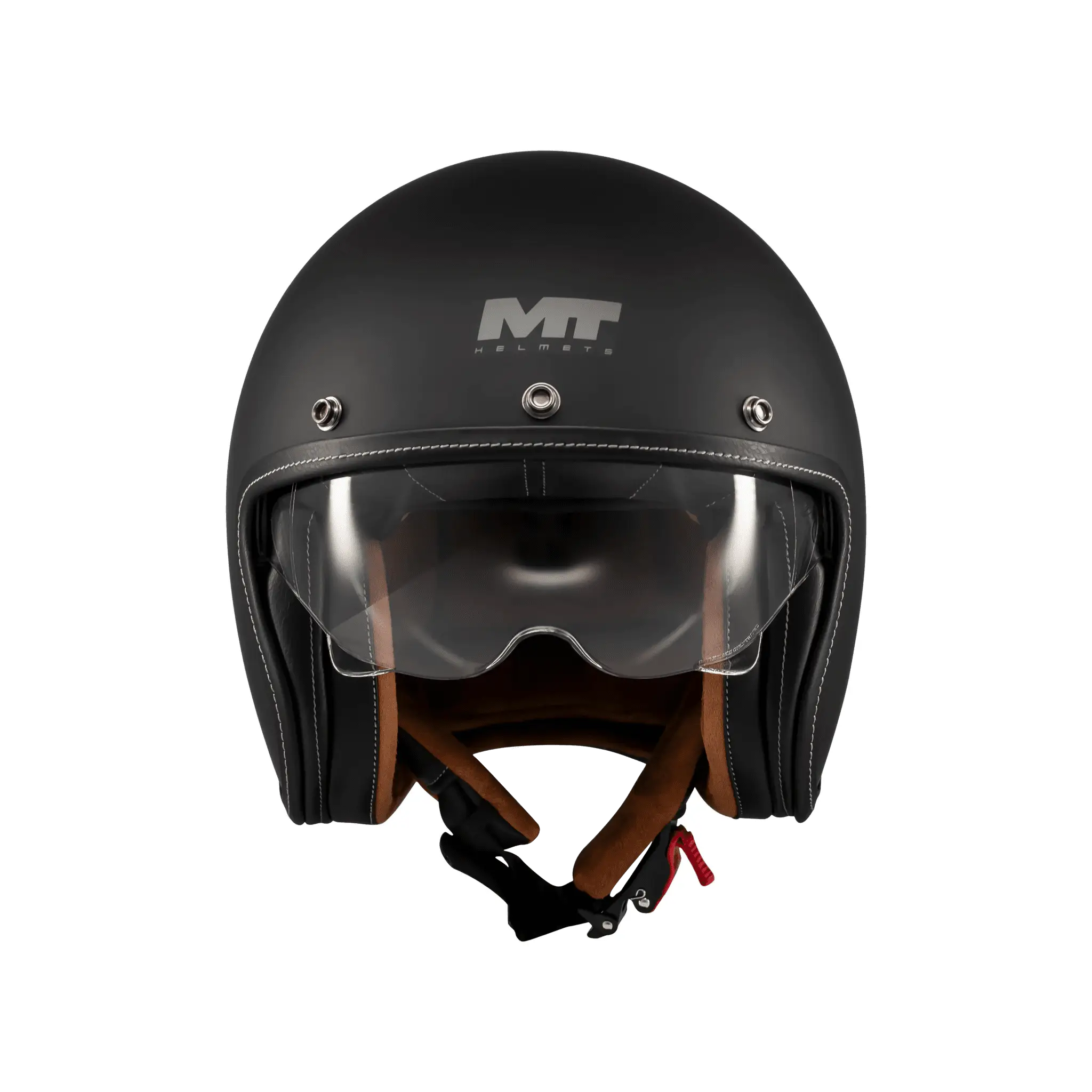 Casca open face motociclete MT Le Mans 2 S SV Pure A1 negru mat (ochelari soare integrati) – omologare noua ECE 22.06 S (55/56cm)