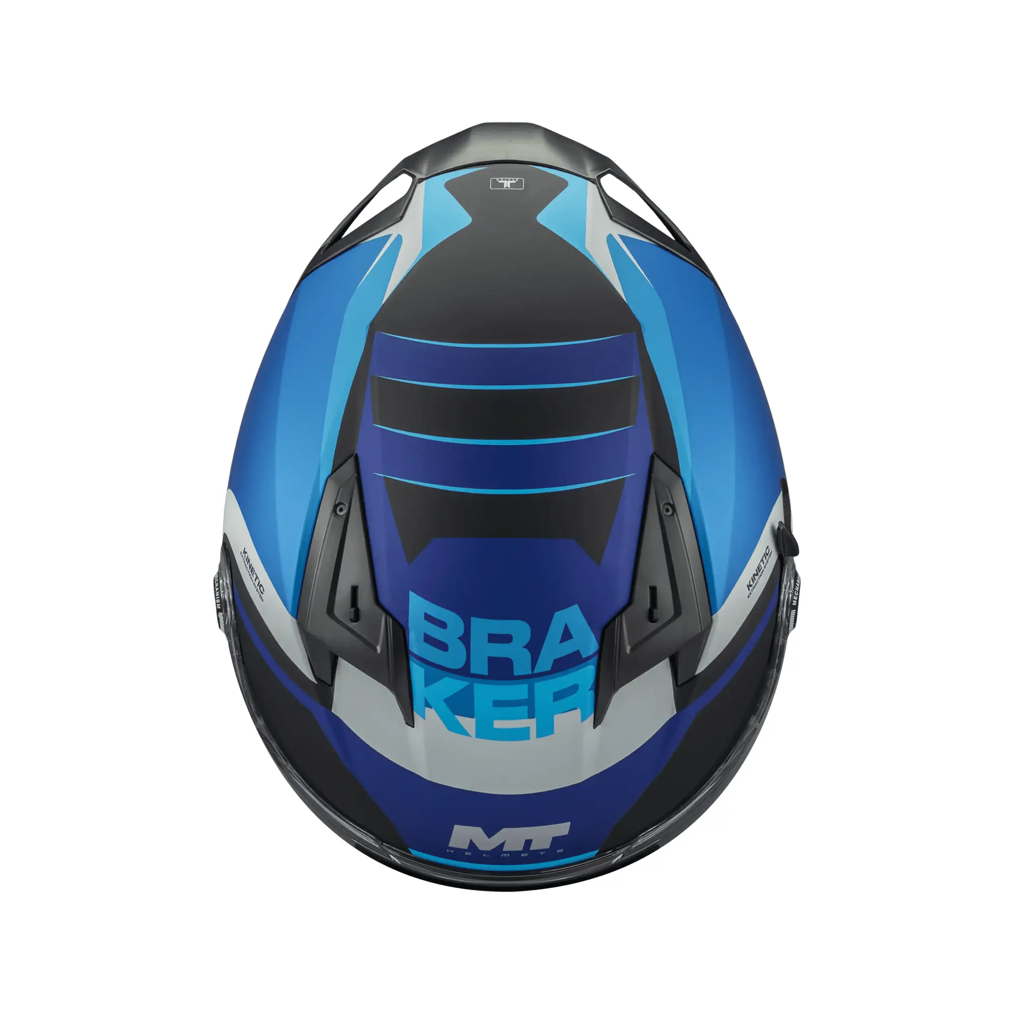 Casca integrala MT Braker SV Inception B7 albastru mat (ochelari soare integrati) – tip viziera: MT-V-28B – DKS435 – punctaj maxim SHARP Test – 5 stele M (57/58cm)