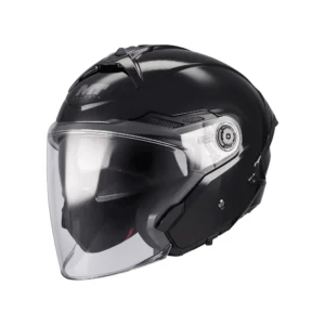 Casca open face motociclete MT Cosmo SV Pure A1 negru lucios (ochelari soare integrati) – tip viziera: MT-V-37 XL (61/62cm)