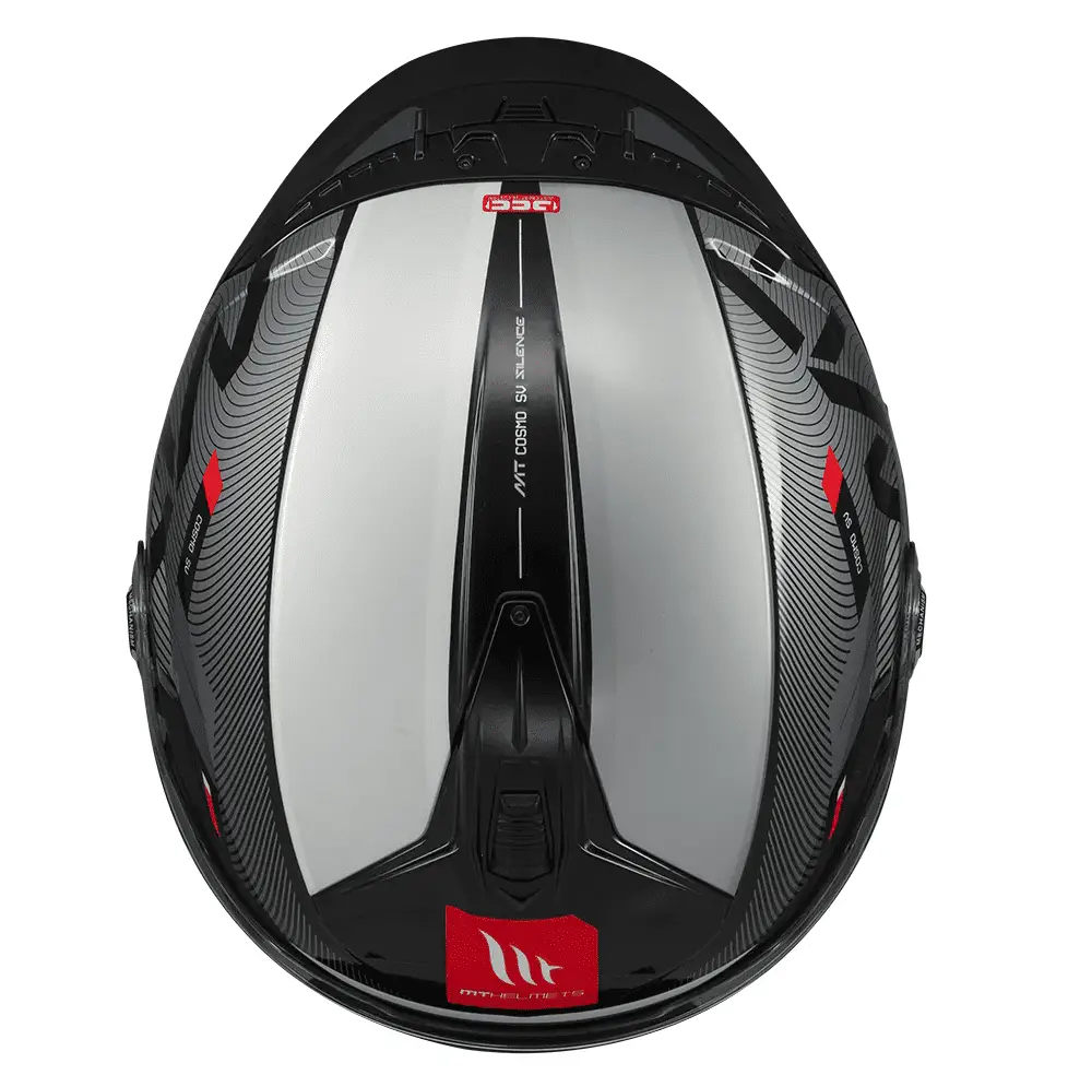Casca open face motociclete MT Cosmo SV Silence B2 negru/gri lucios (ochelari soare integrati) – tip viziera: MT-V-37 L (59/60cm)