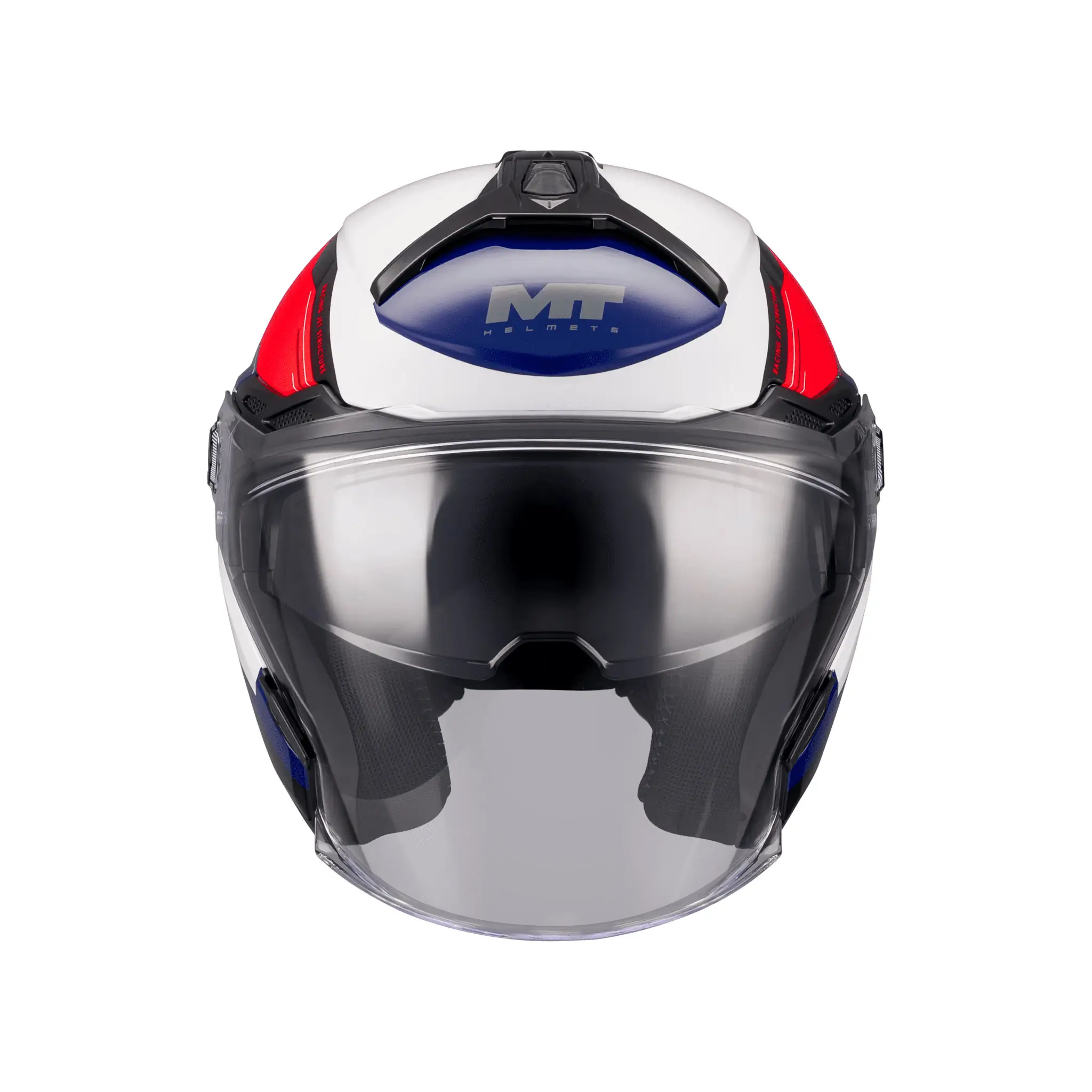 Casca open face motociclete MT Cosmo SV Icarus A5 rosu lucios (ochelari soare integrati) – tip viziera: MT-V-37 S (55/56cm)