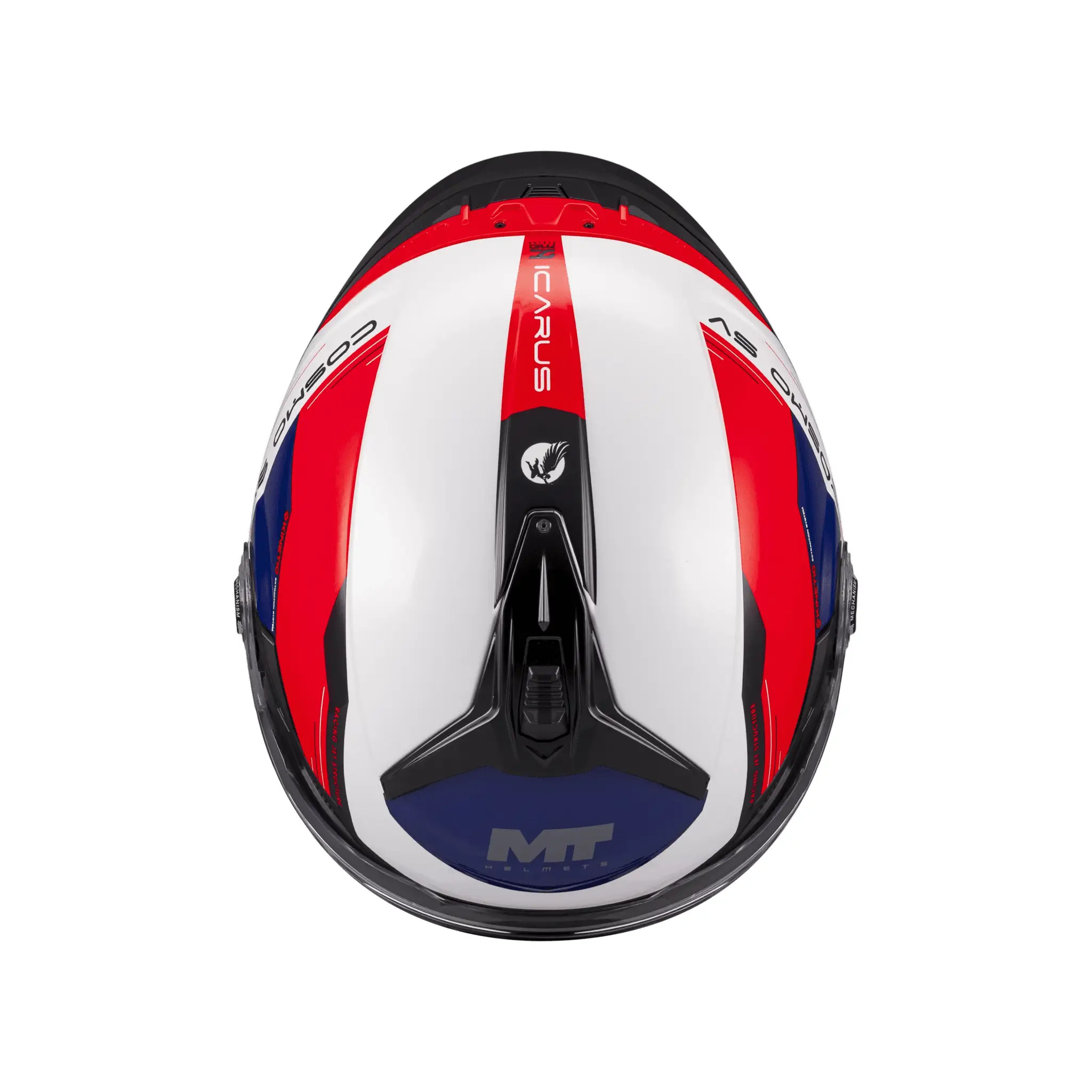 Casca open face motociclete MT Cosmo SV Icarus A5 rosu lucios (ochelari soare integrati) – tip viziera: MT-V-37 XS (53/54cm)