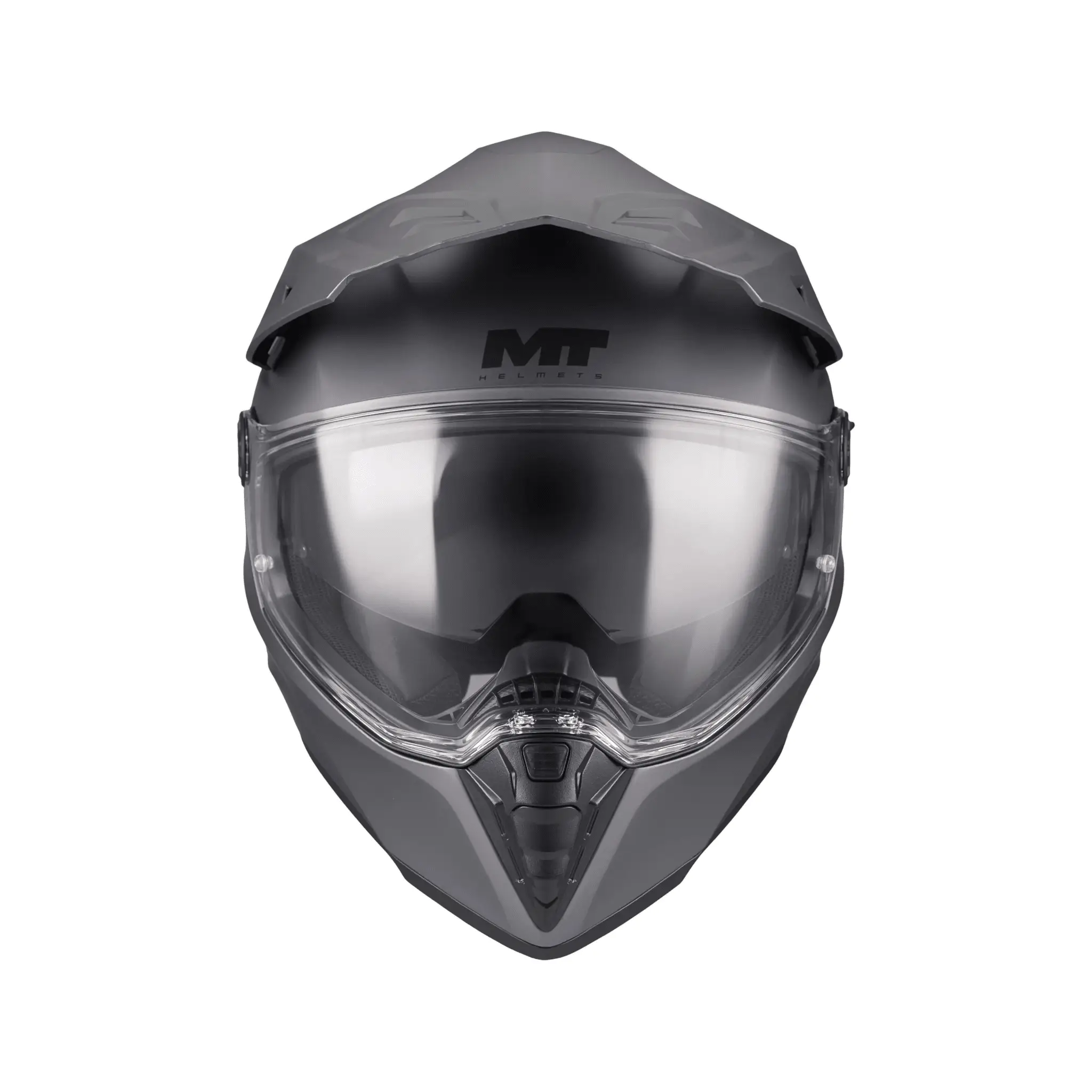 Casca touring/adventure MT model Track SV Pure A2 gri mat – tip viziera: HS 12 XXL (63/64cm)