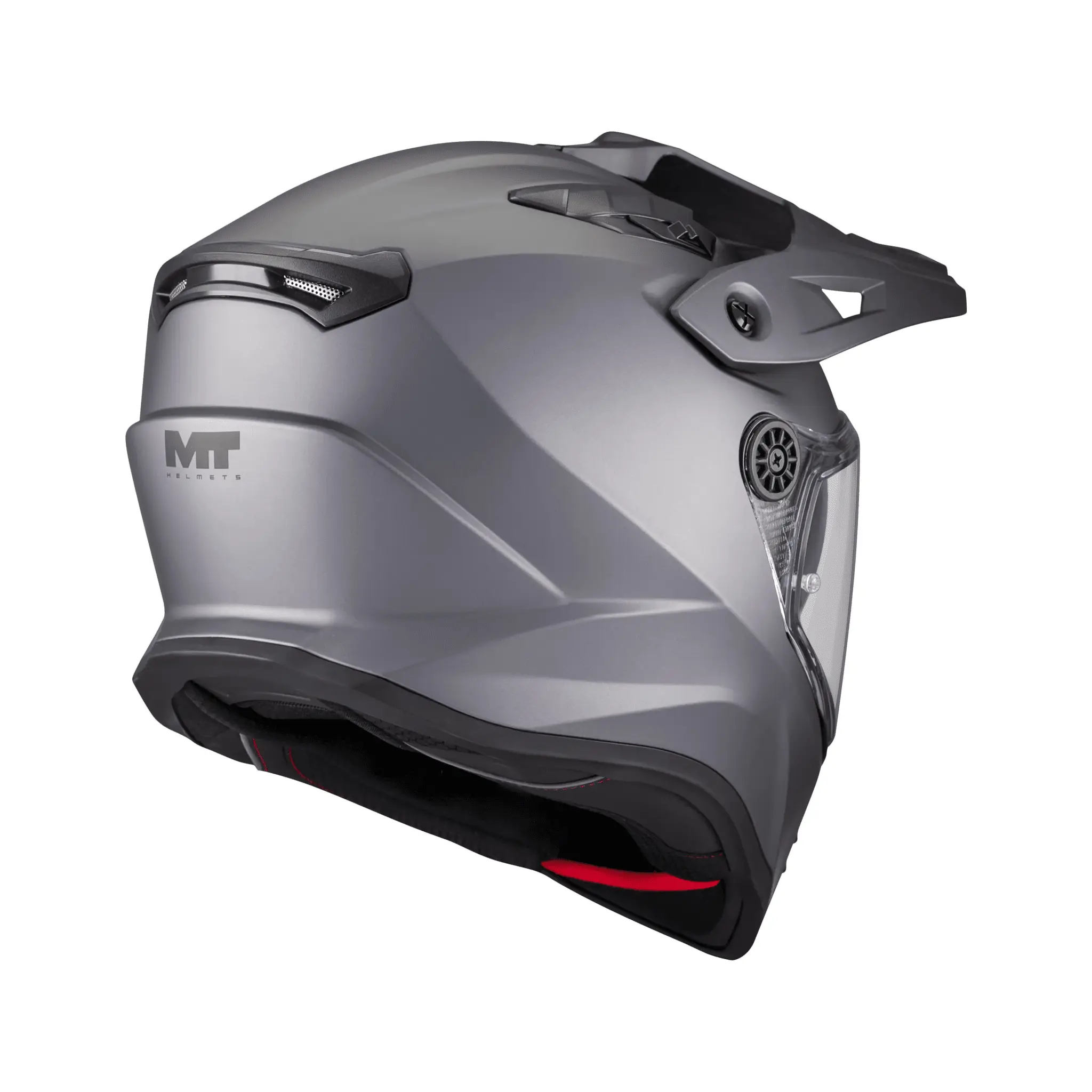 Casca touring/adventure MT model Track SV Pure A2 gri mat – tip viziera: HS 12 XXL (63/64cm)