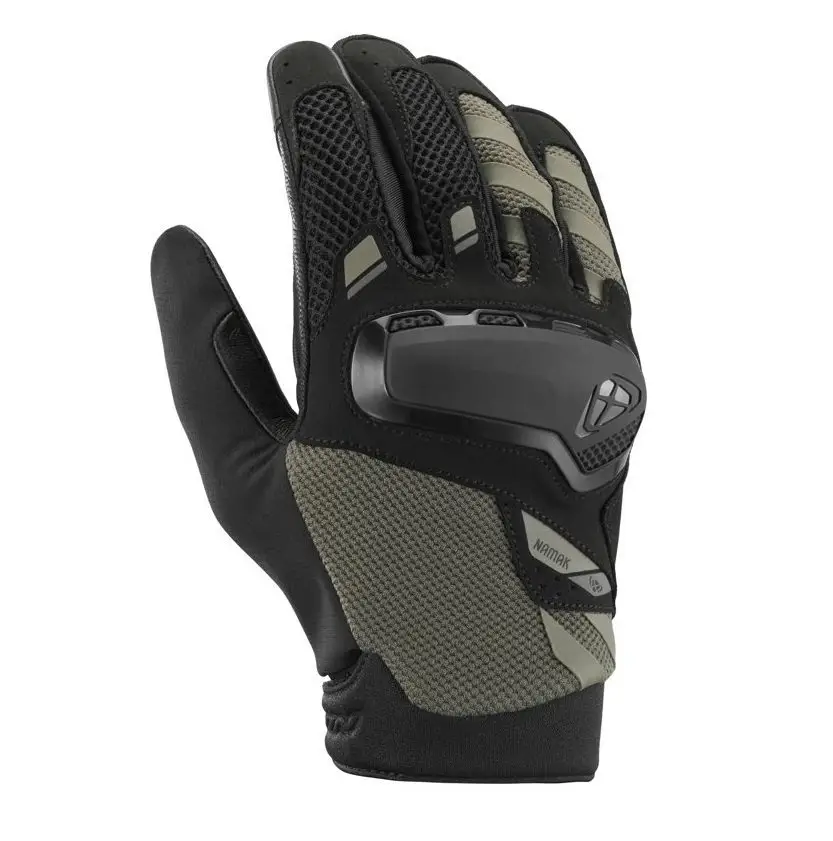 Manusi barbati Naked/Adventure vara Ixon model Namak MS culoare: khaki/negru – degete tactile, 3XL (13/14)