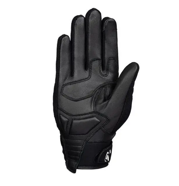 Manusi barbati Roadster vara textil/piele Ixon model MIG MS culoare: negru/alb – degete tactile M (8/9)