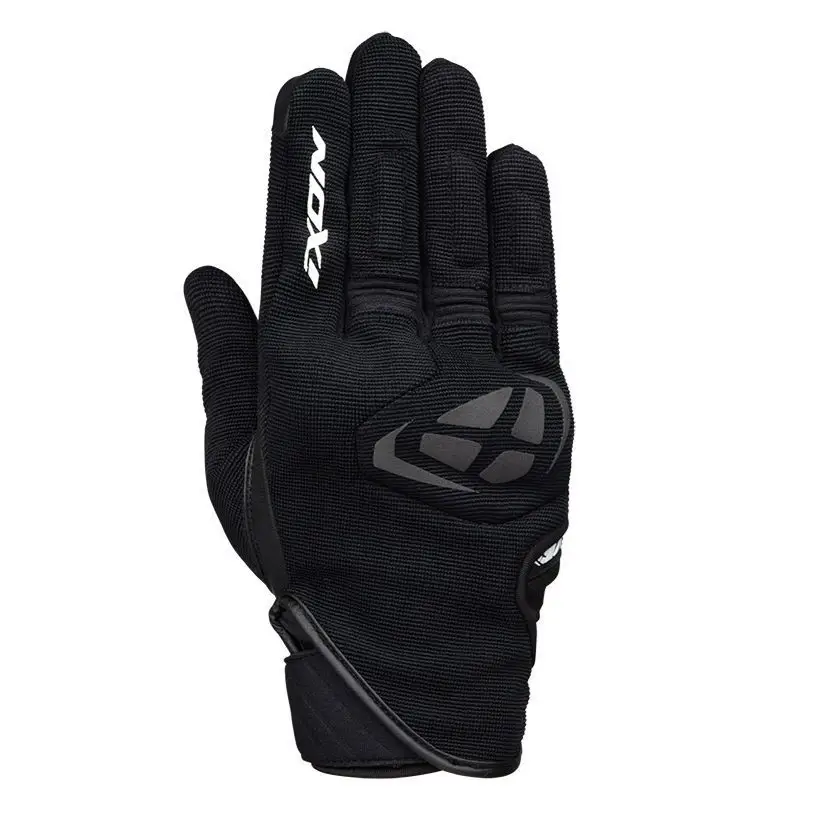 Manusi barbati Roadster vara textil/piele Ixon model MIG MS culoare: negru/alb – degete tactile M (8/9)
