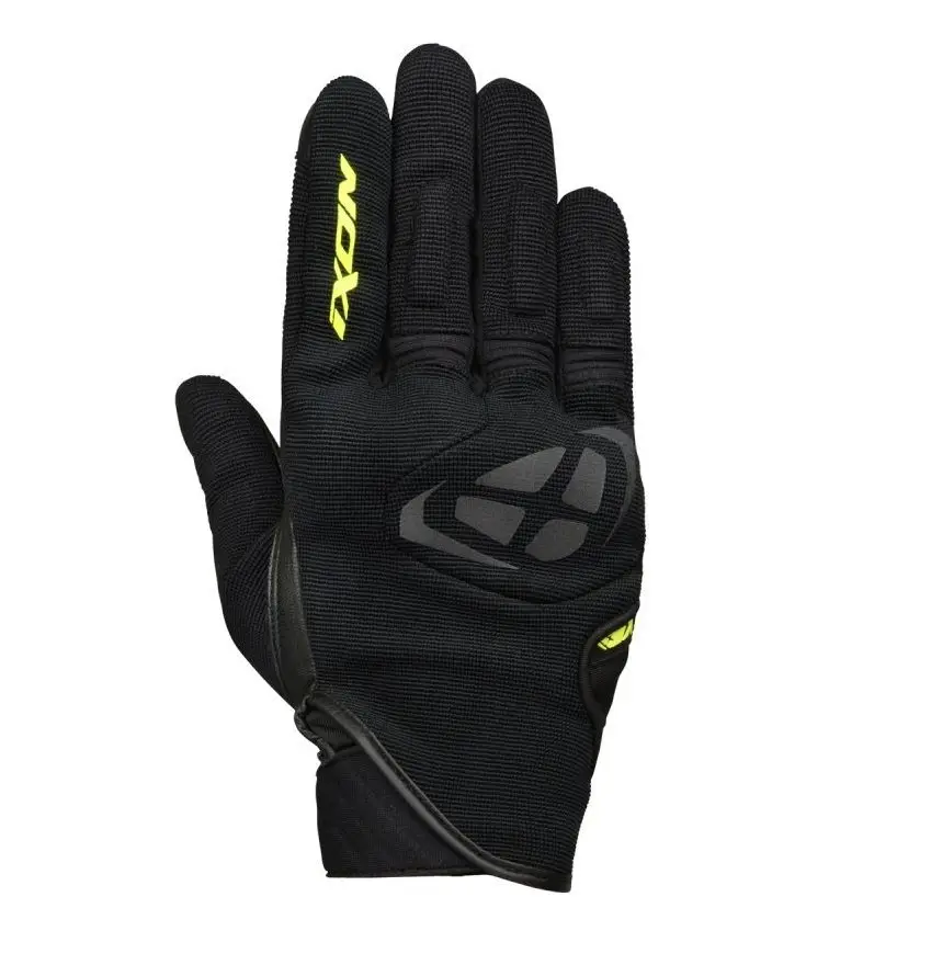 Manusi barbati Roadster vara textil/piele Ixon model MIG MS culoare: negru/galben – degete tactile 2XL (11/12)