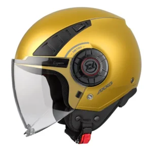 Casca Axxis model Metro S A3 galben mat (open face) – omologare noua ECE 22.06 – tip viziera: MT-V-26B XL (61/62cm)